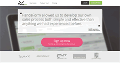 Desktop Screenshot of pandaform.com